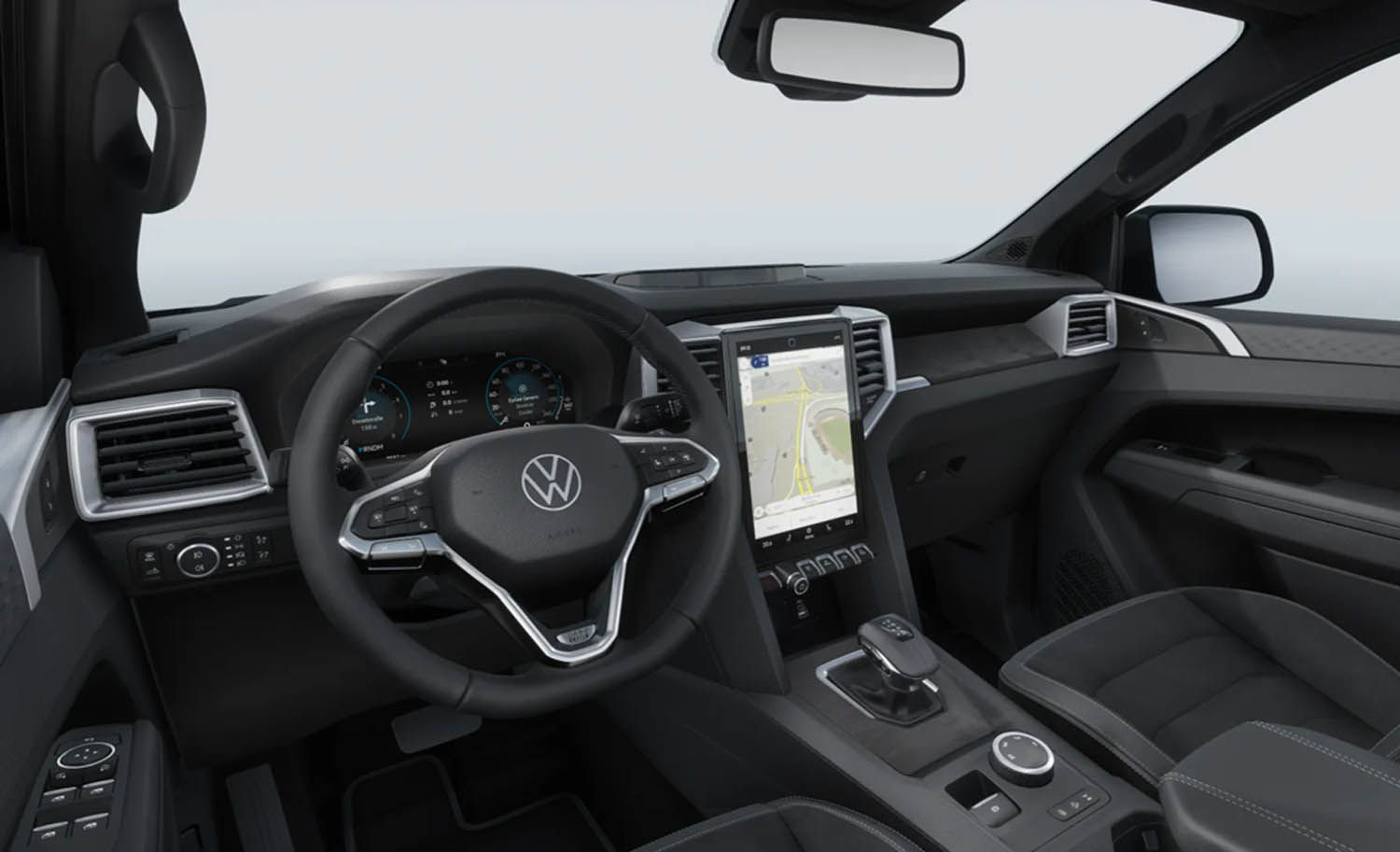 In the interior of the Dark Label, seats are in dark 'ArtVelours', door panels are in black and the centre console as well as a headliner in 'Ebony Black'.
