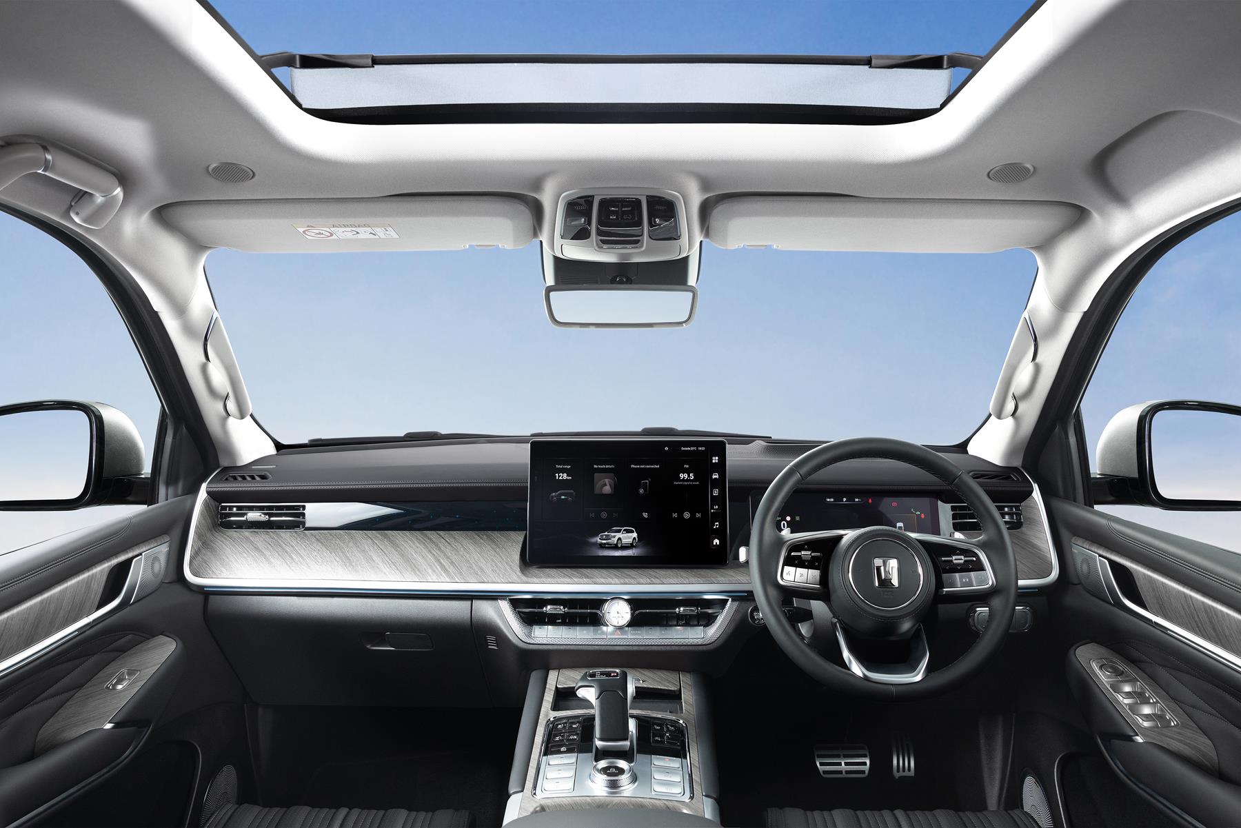 Inside, the cabin offers a sanctuary of comfort and craftsmanship. Premium upholstery, intuitive infotainment, and a suite of advanced safety systems enhance every journey. 