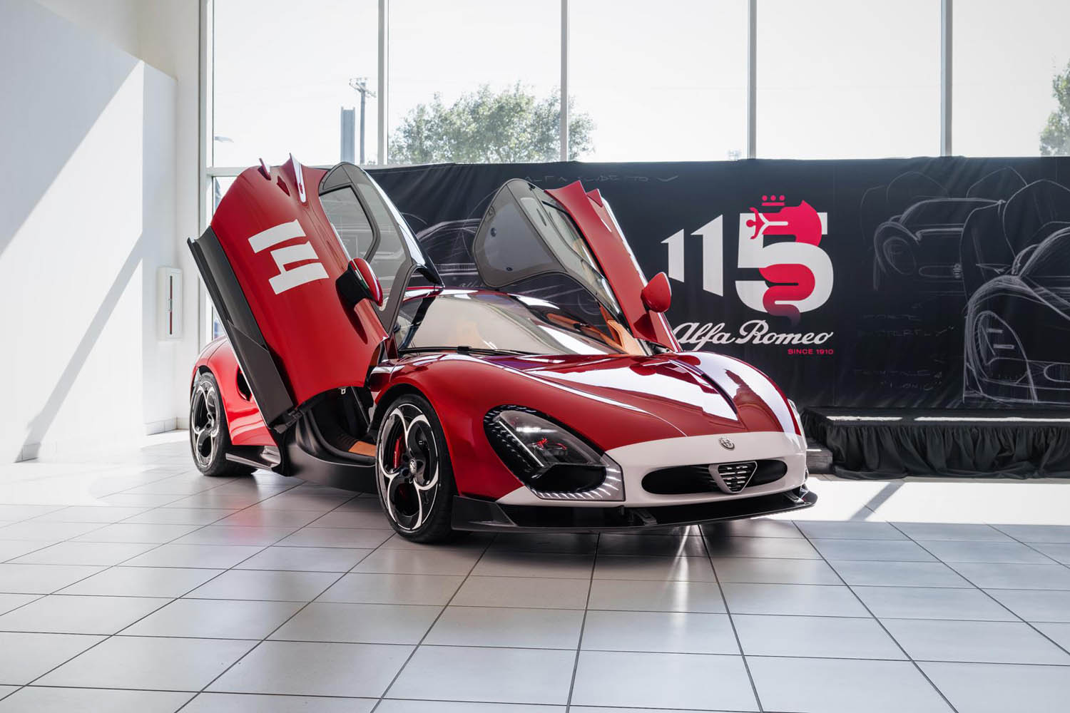First delivery at the Alfa Romeo Museum, Arese