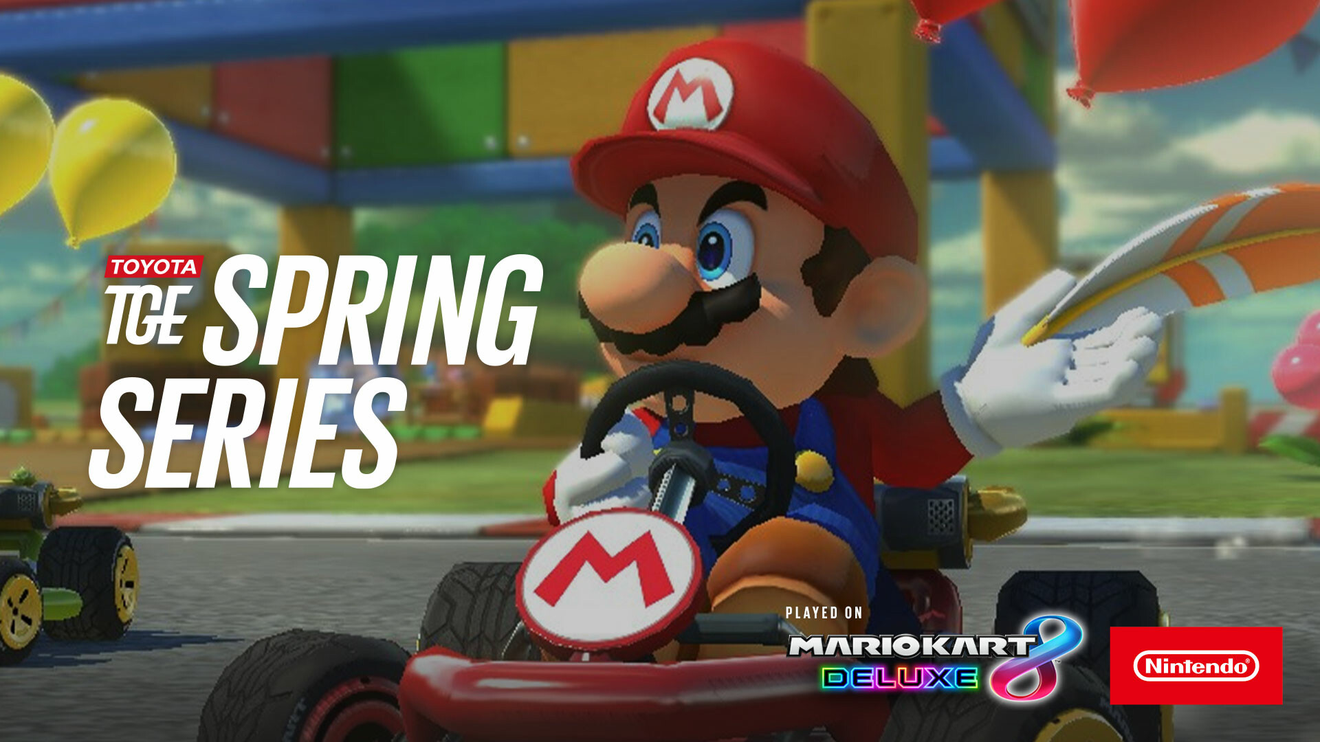 The Toyota Gaming Engine launches spring series tournaments played on Mario Kart and WRC 10