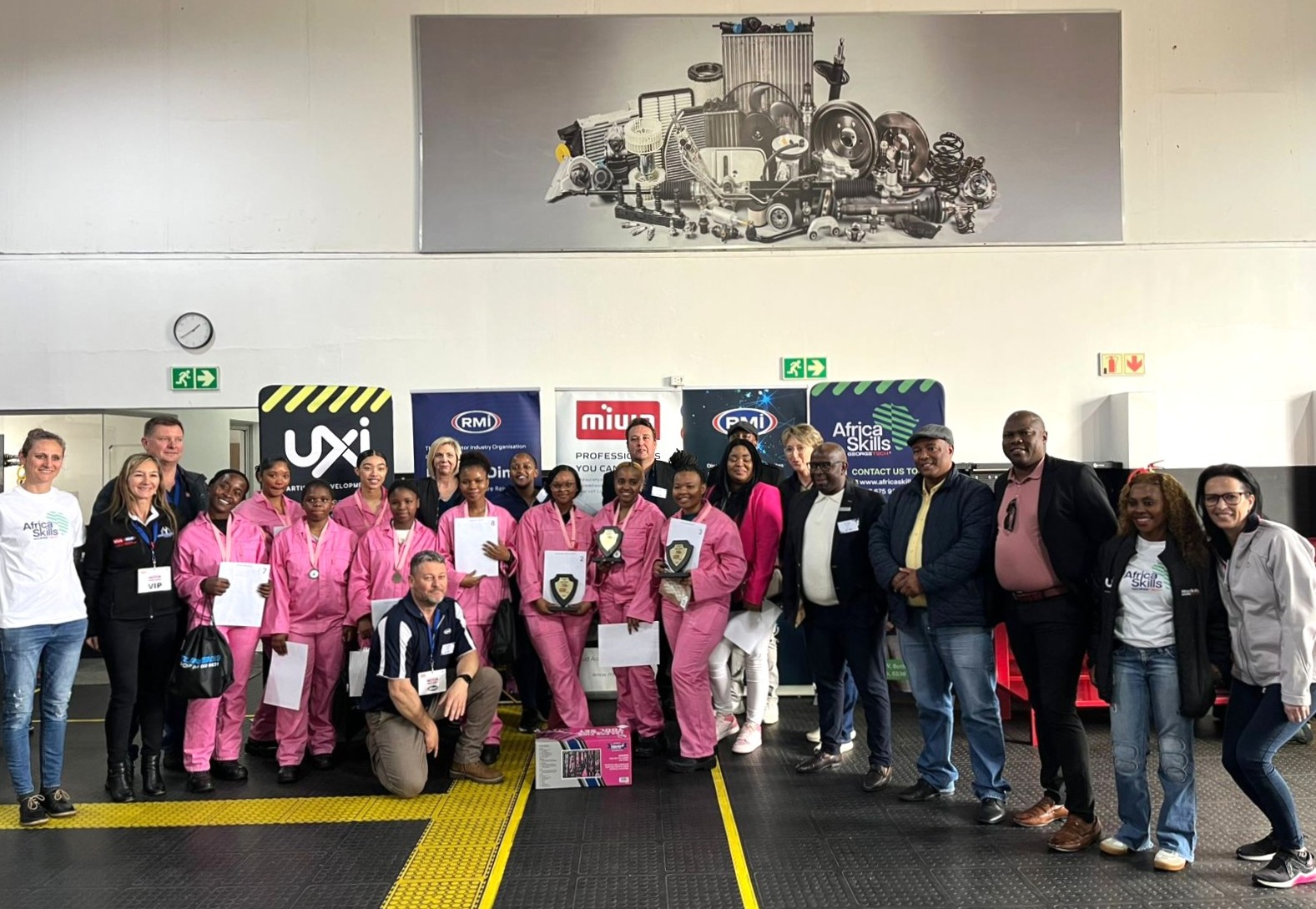 Celebrating Women’s Month with first all-women MIWA Motor Mech competition and life-changing technical training grants