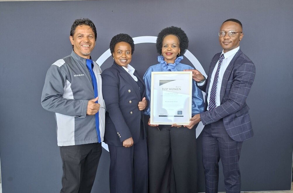 Nissan South Africa recognised for driving gender equality 