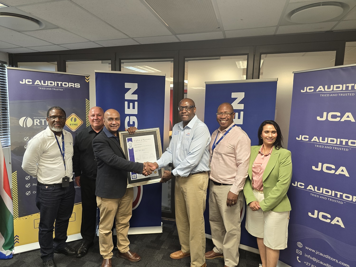 Engen Petroleum Achieves Industry-First RTMS Certification for National Heavy Vehicle Fleet