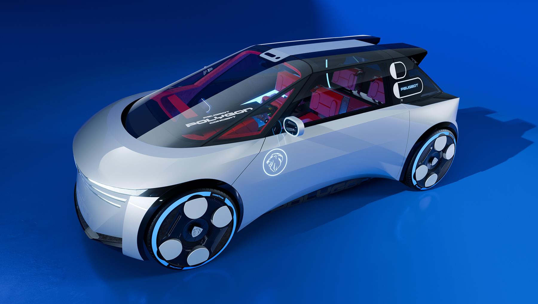 PEUGEOT unveils the first image of its new concept car the PEUGEOT Polygon Concept