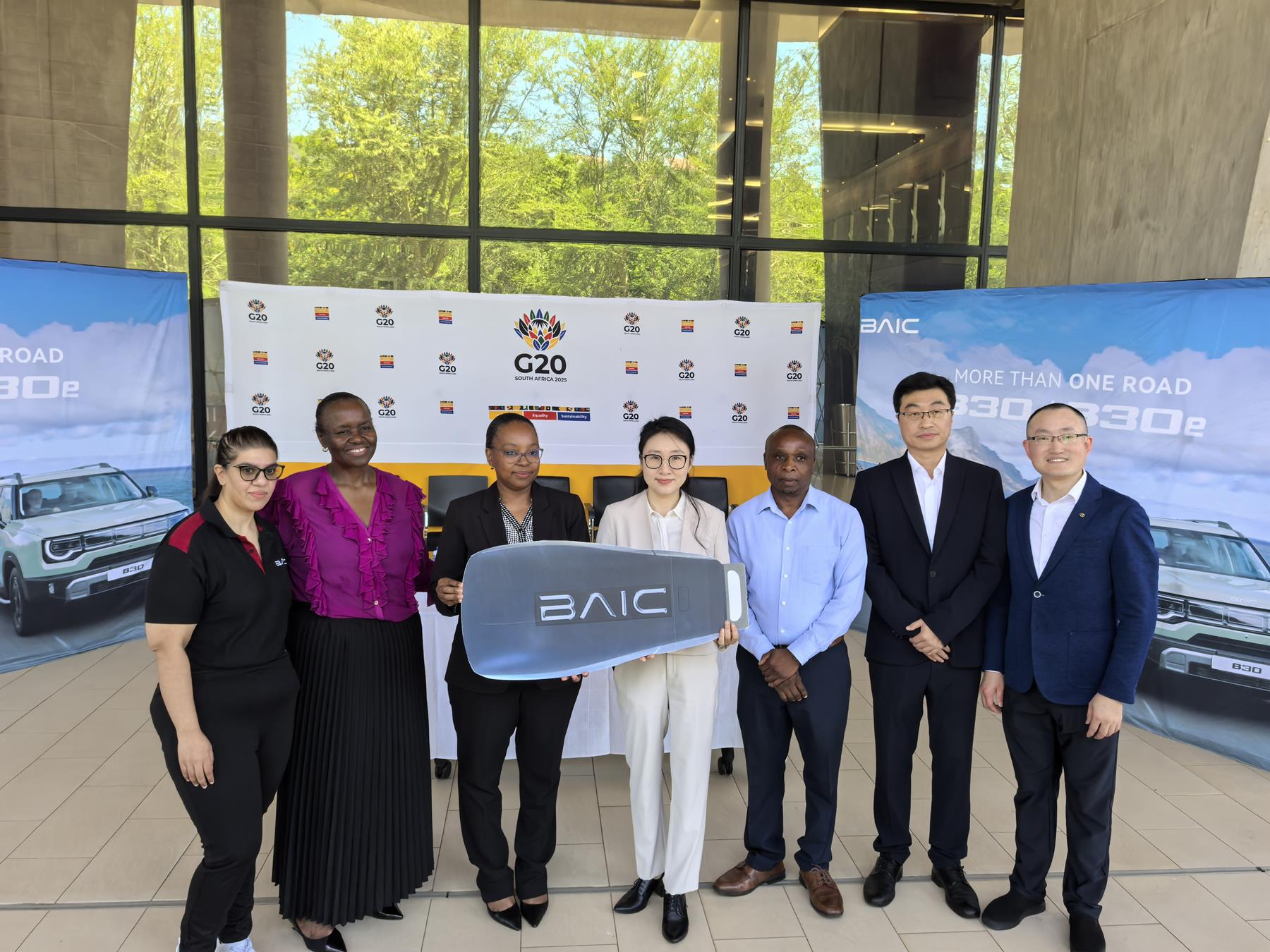 BAIC South Africa Hands Over 20 Vehicles to DIRCO for G20 Summit Support