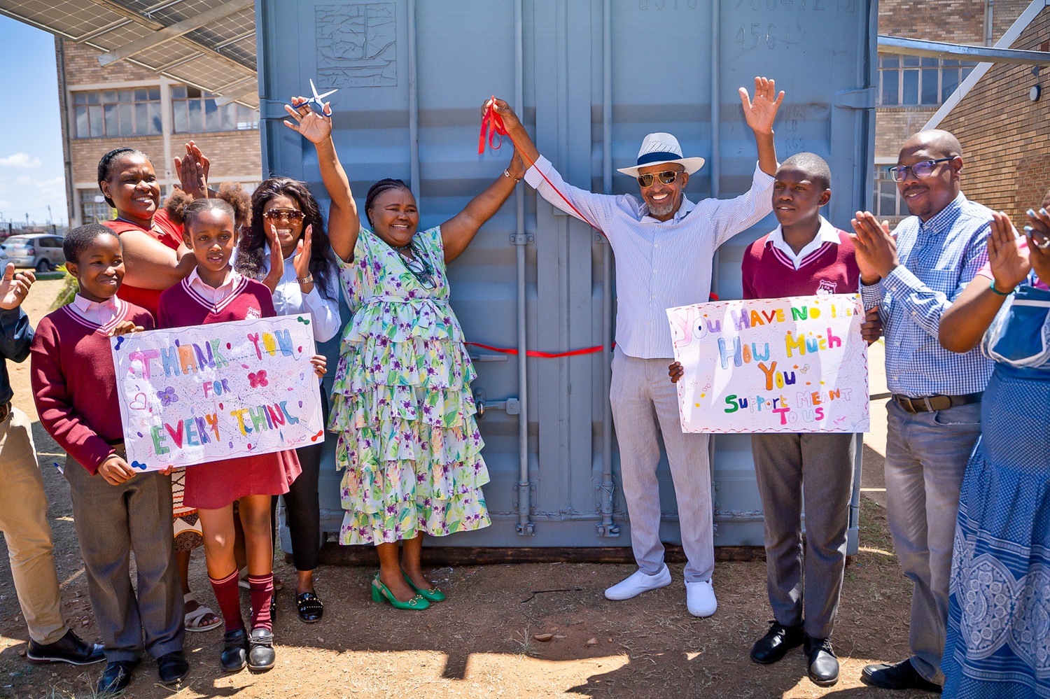 Engen Powers Learning at Elundini Primary School with New Solar Container for Robotics and STEM Studies
