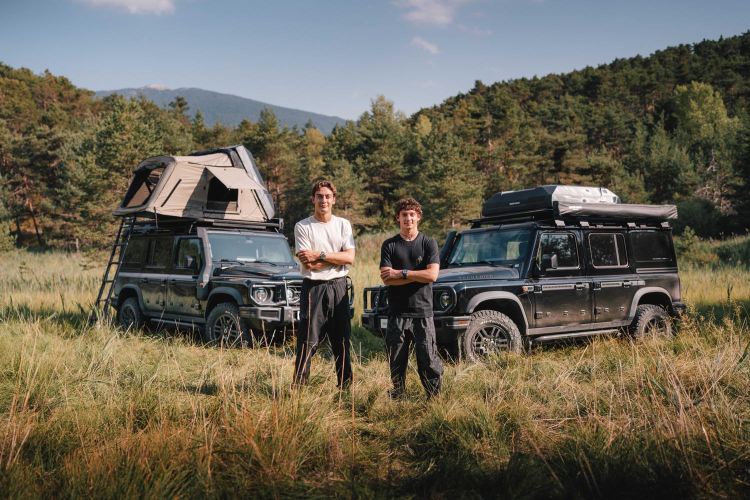 George Russell and Kimi Antonelli swap pit stops for Grit Stops with Ineos Grenadier