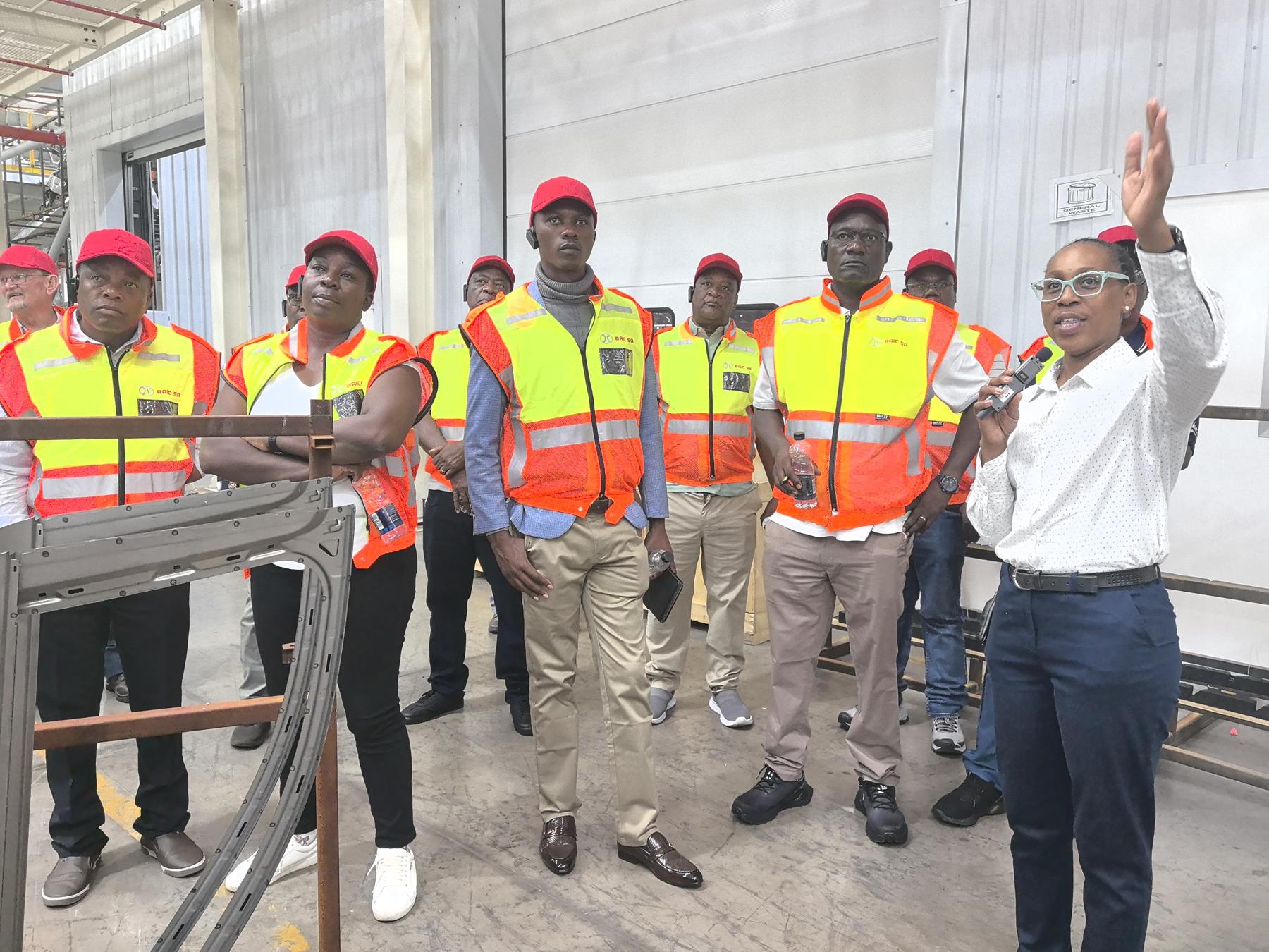 BAIC Automobile South Africa welcomes Motor Industry Association of Zimbabwe delegation to Gqeberha plant
