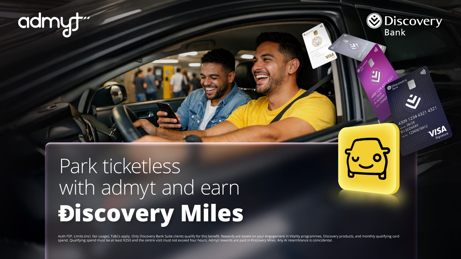admyt launches SA’s first card-linked parking reward benefit with Discovery Bank