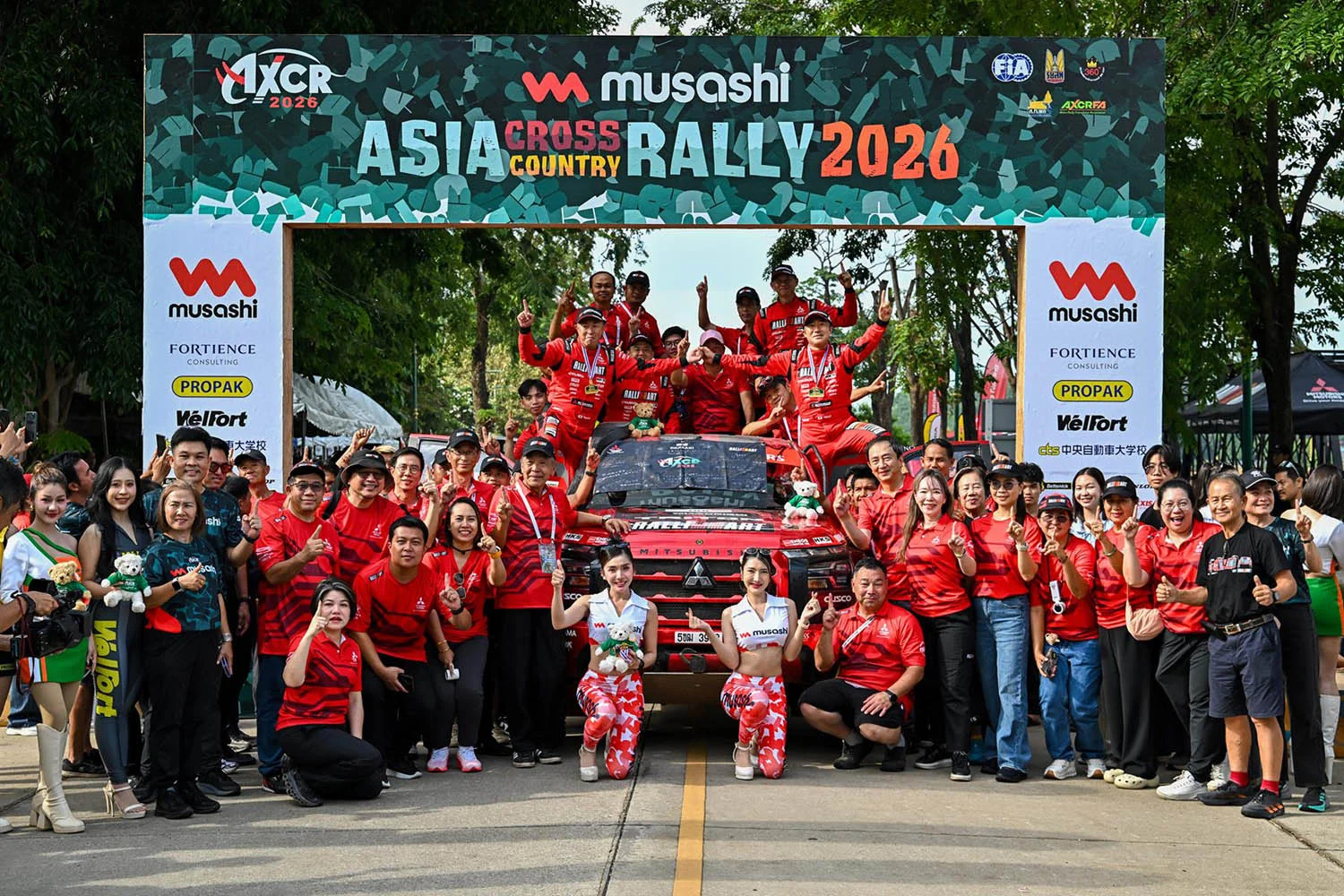 Back-to-back triumph: Team Mitsubishi Ralliart secures second consecutive Asia Cross Country Rally victory