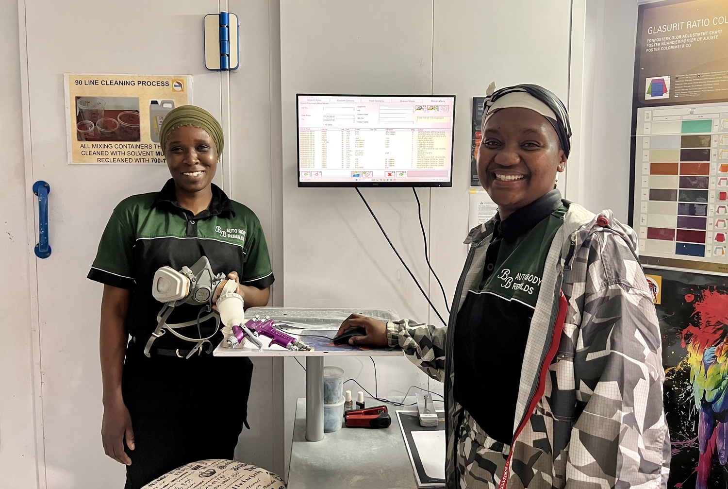 Women are changing the face of South Africa's spray painting industry - one perfect finish at a time