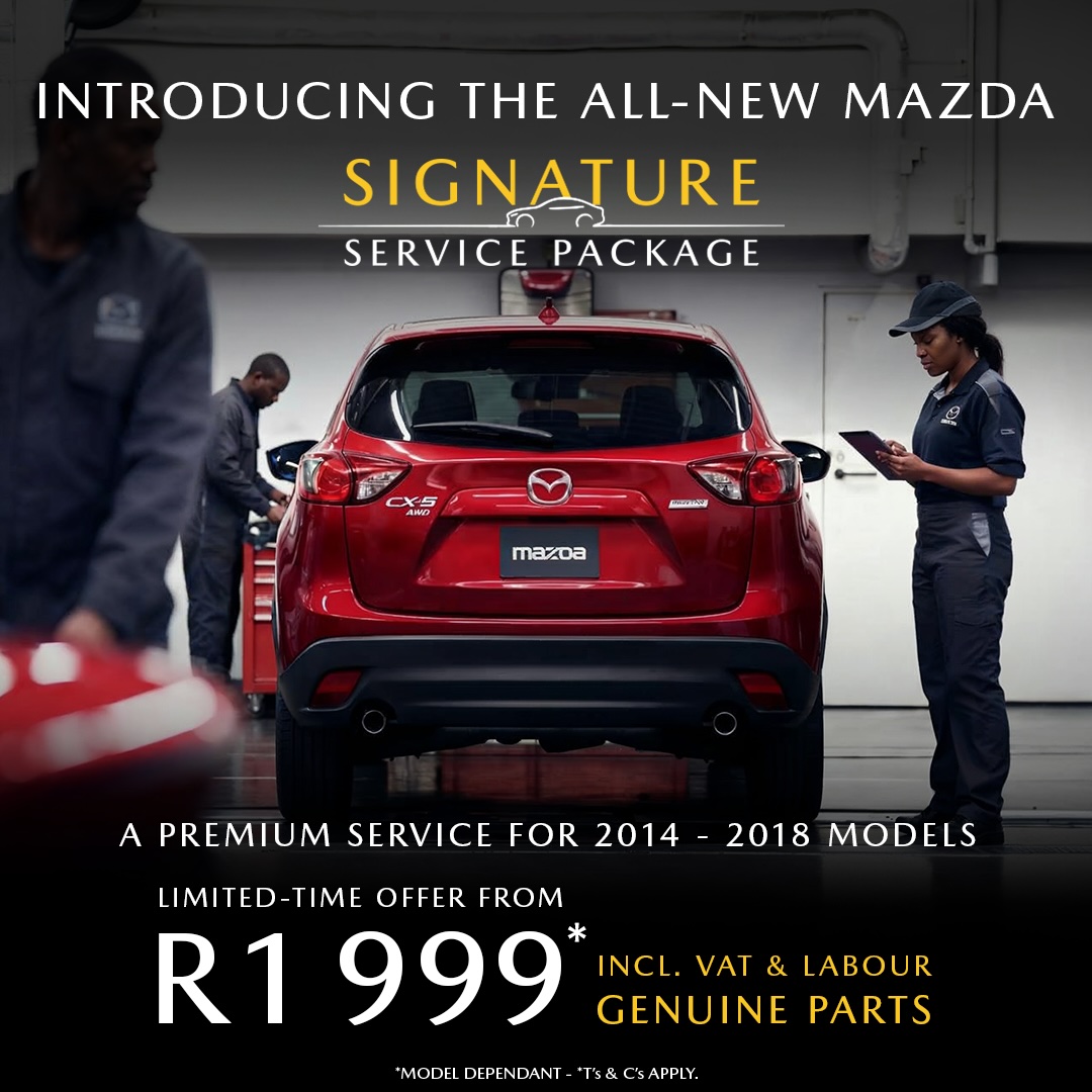 Mazda Introduces Signature Service Package For Out-Of-Warranty Vehicles