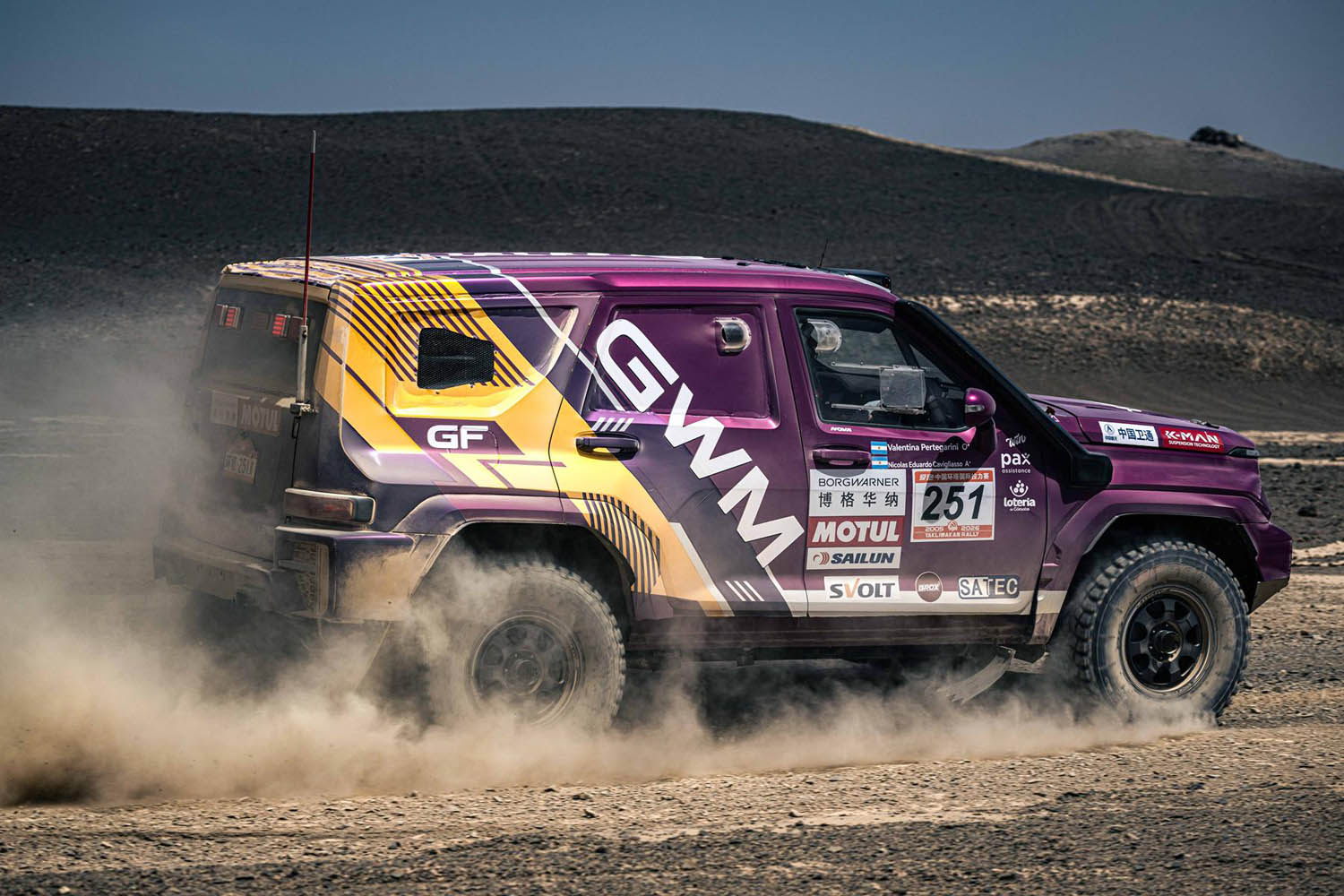 GWM Dominates T2 at the 2026 Taklimakan Rally