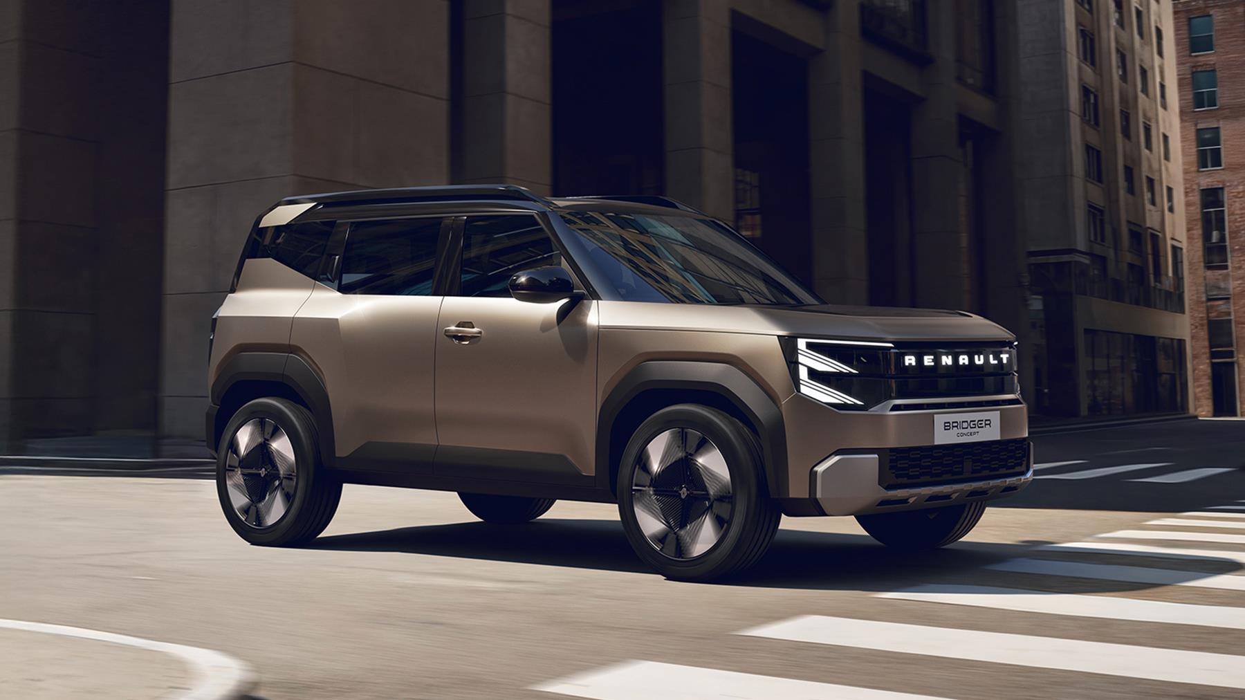 Stepping up its international offensive strategy, Renault revealed the name of its new show-car: Bridger Concept