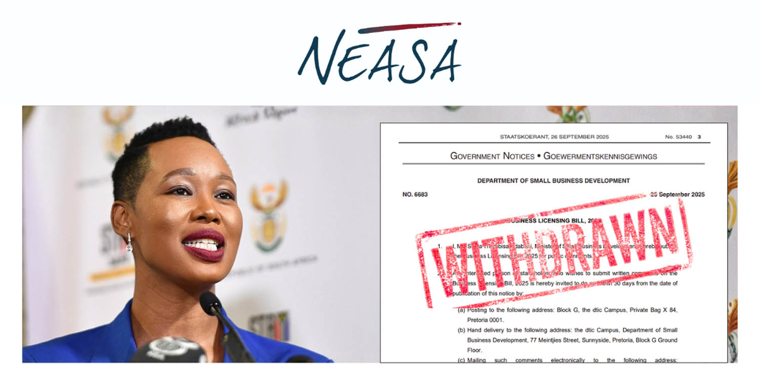 Business Licensing Bill Withdrawn