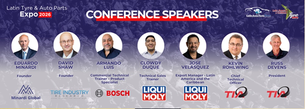 Latin Tyre & Auto Parts Expo 2026 Conference Speaker Lineup