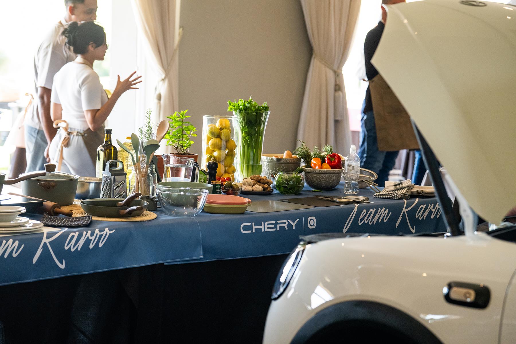 Chery Q’s up cooking challenge with top SA chef to showcase new EV’s electric capability