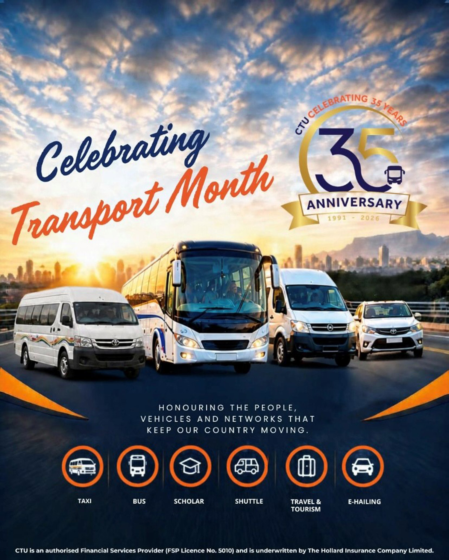 CTU takes the Transport Month conversation to the operators behind the journey, enablinga respected and safe commuter transport community