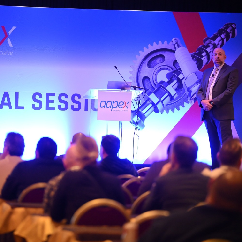 An AAPEX general session on automotive aftermarket trends