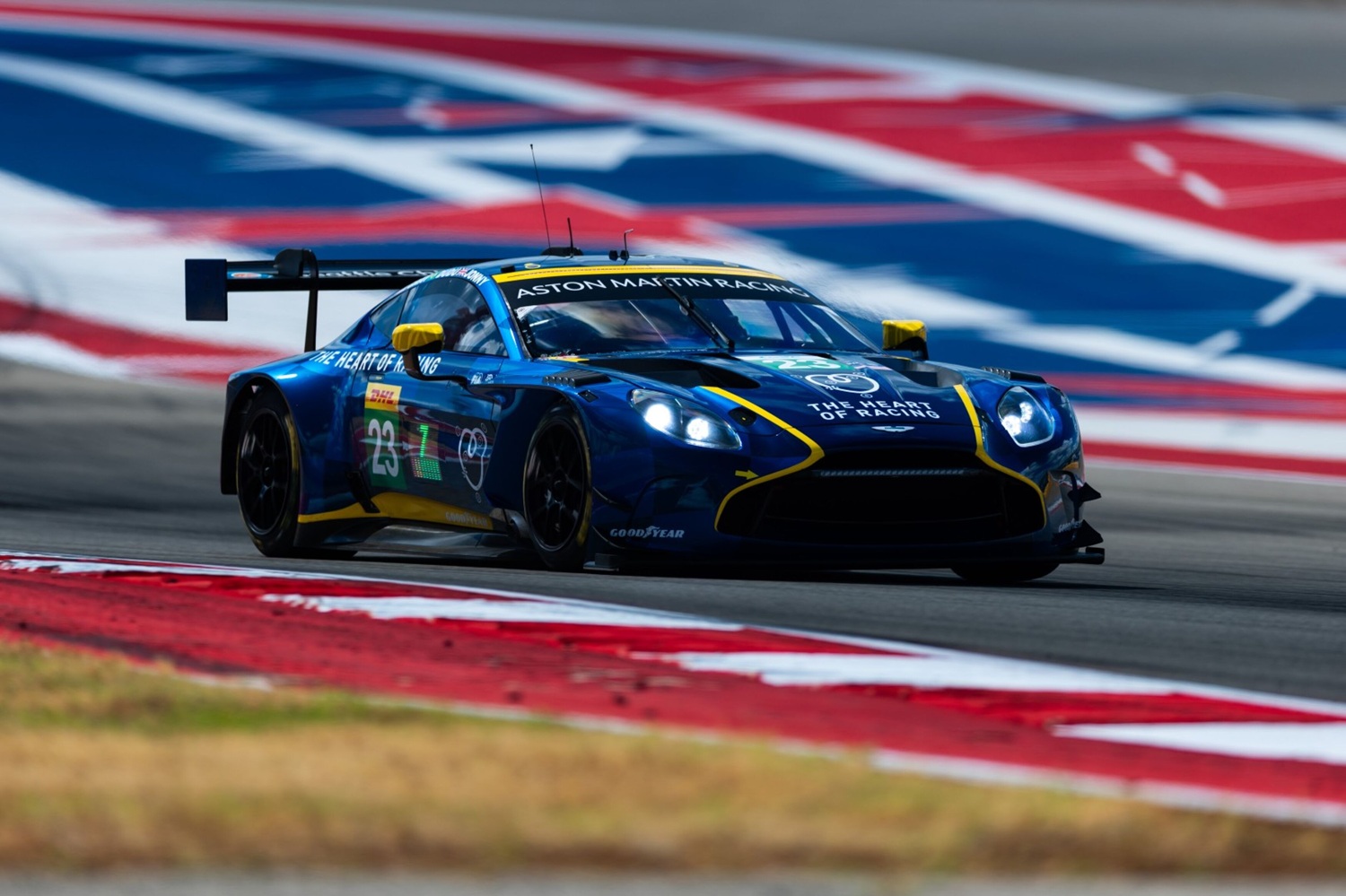 Aston Martin Vantage wins in Austin as the Heart of Racing Team claims a double podium