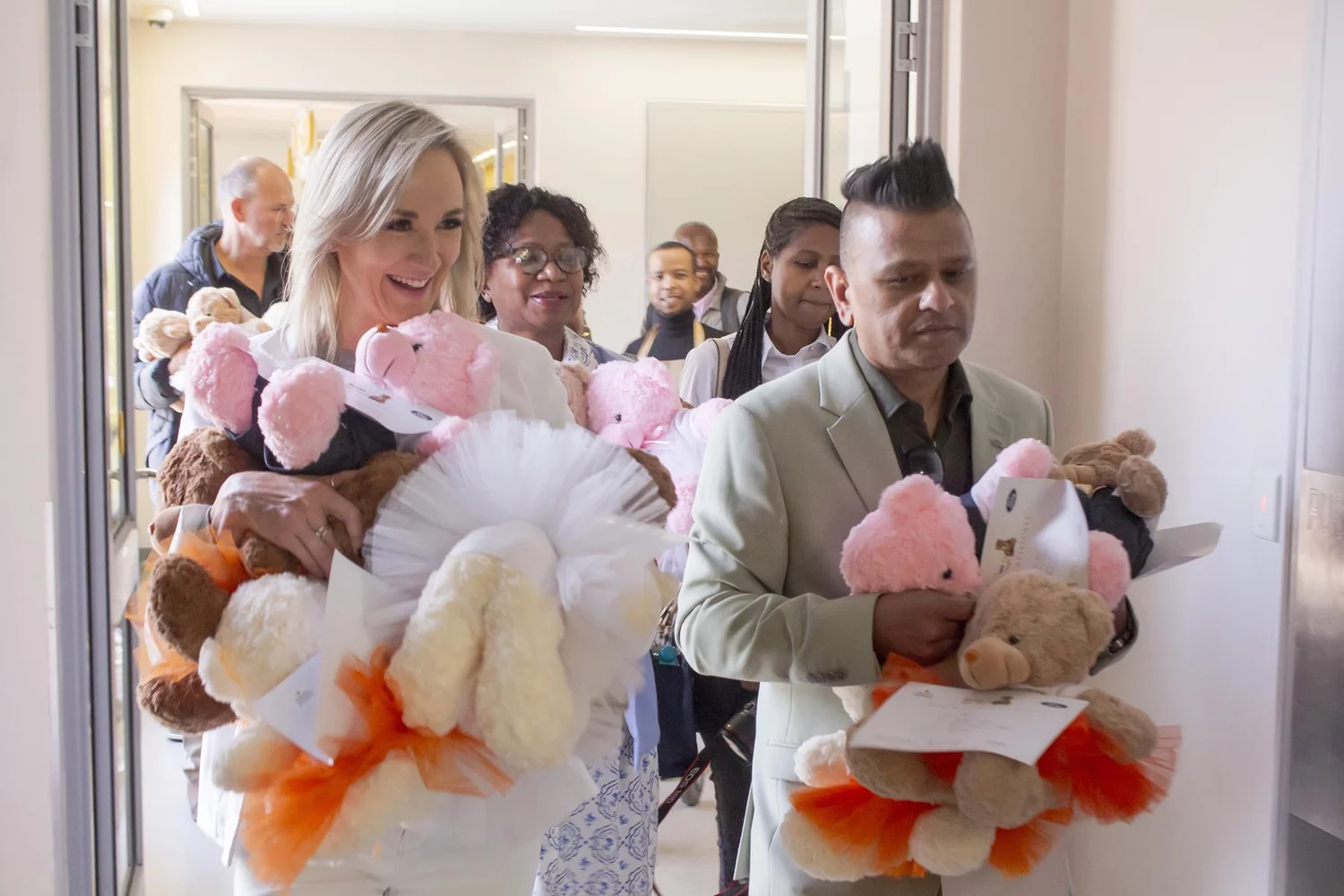 Ford employees bring Mandela Bear Magic to young patients at Nelson Mandela Childrens Hospital