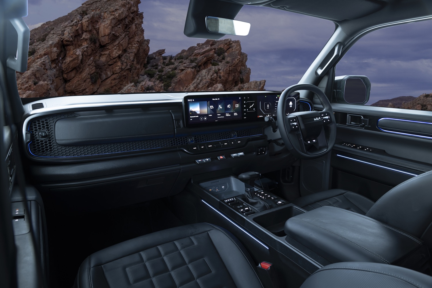 Kia has also focused on elevating the in-cabin experience. Kia has also focused on elevating the in-cabin experience.