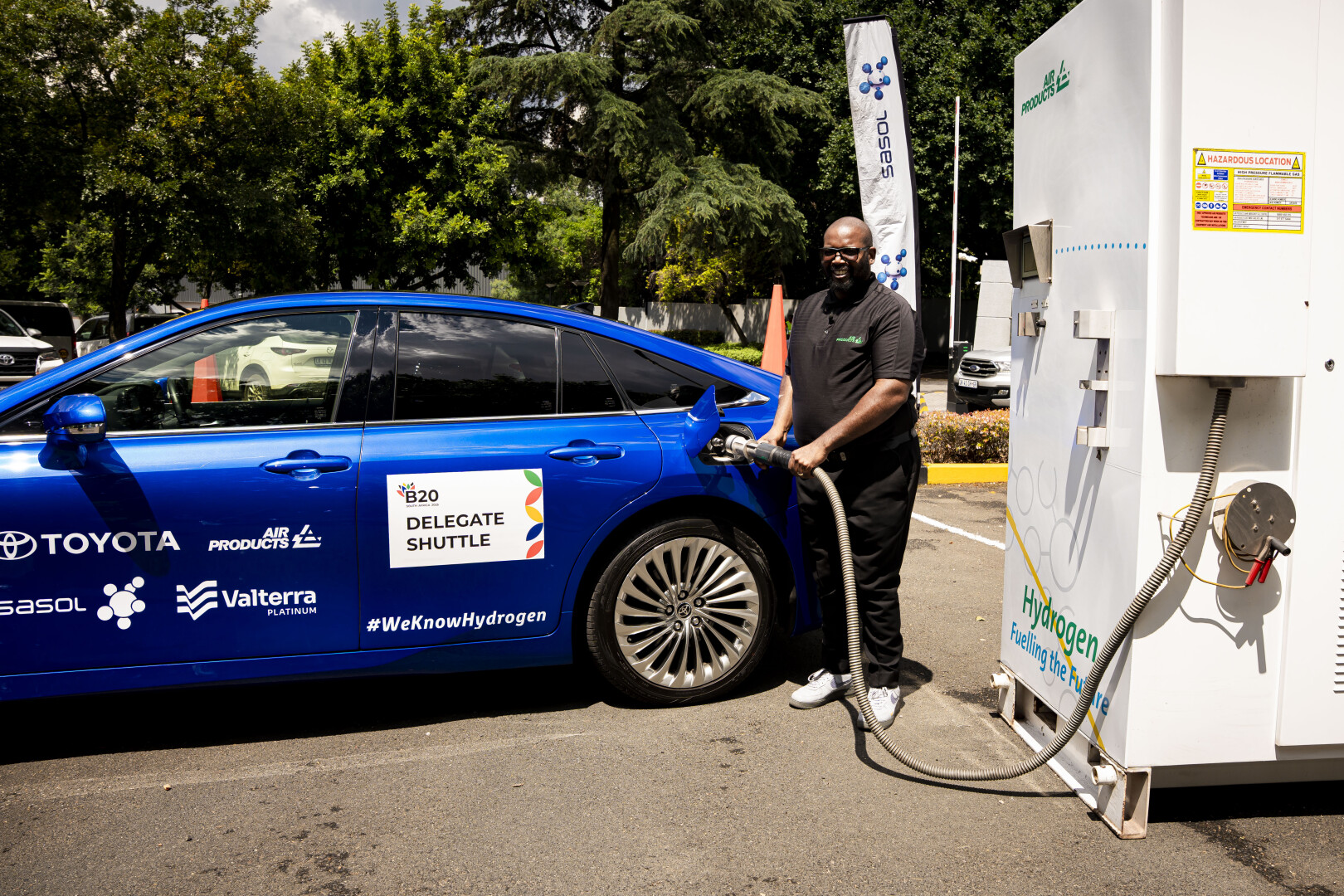 Live hydrogen-powered mobility demonstration
