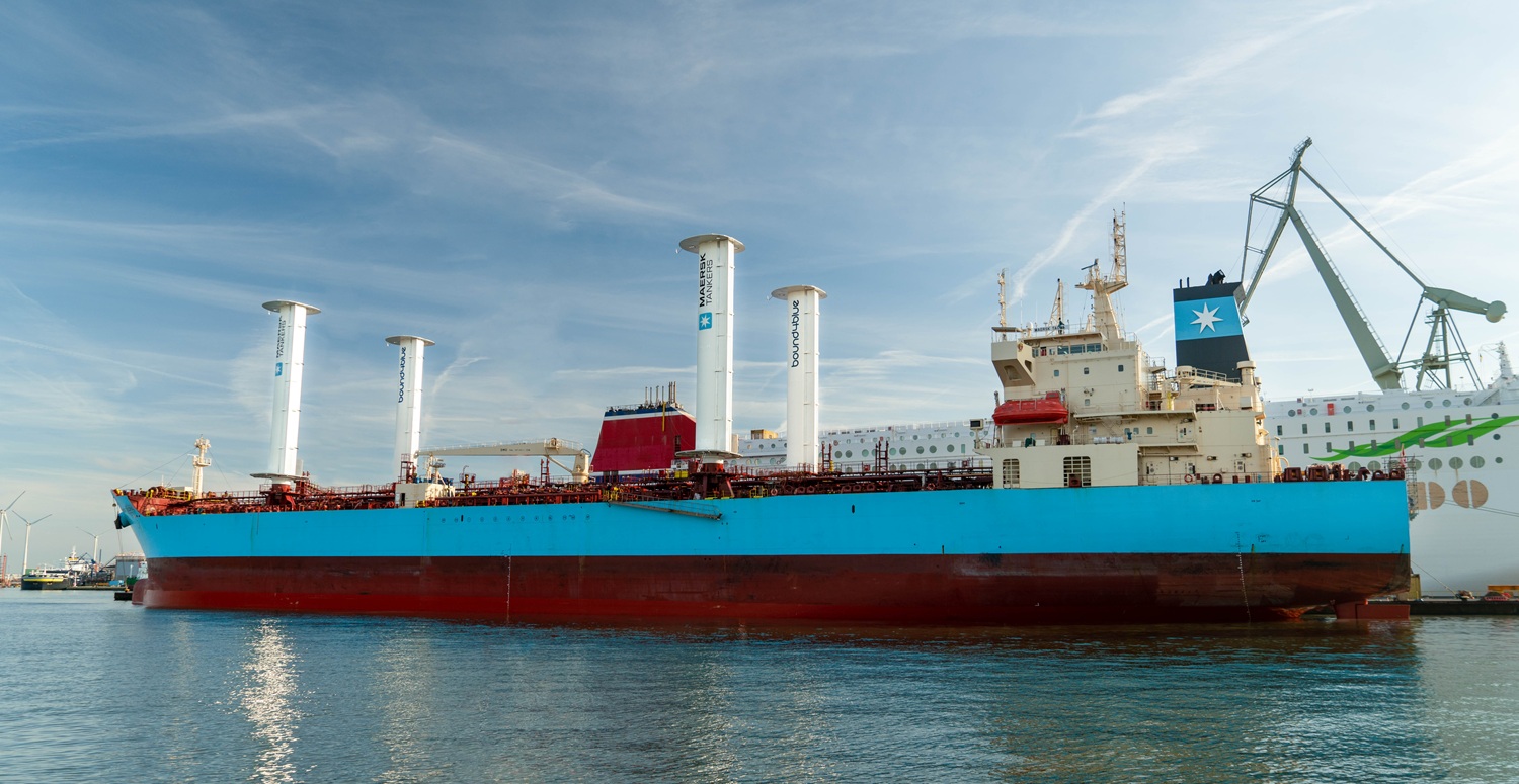 Setting sail for sustainability: Maersk Trieste can now take advantage of double-digit percentage reductions in fuel consumption and CO₂ emissions, while unlocking significant regulatory gains.