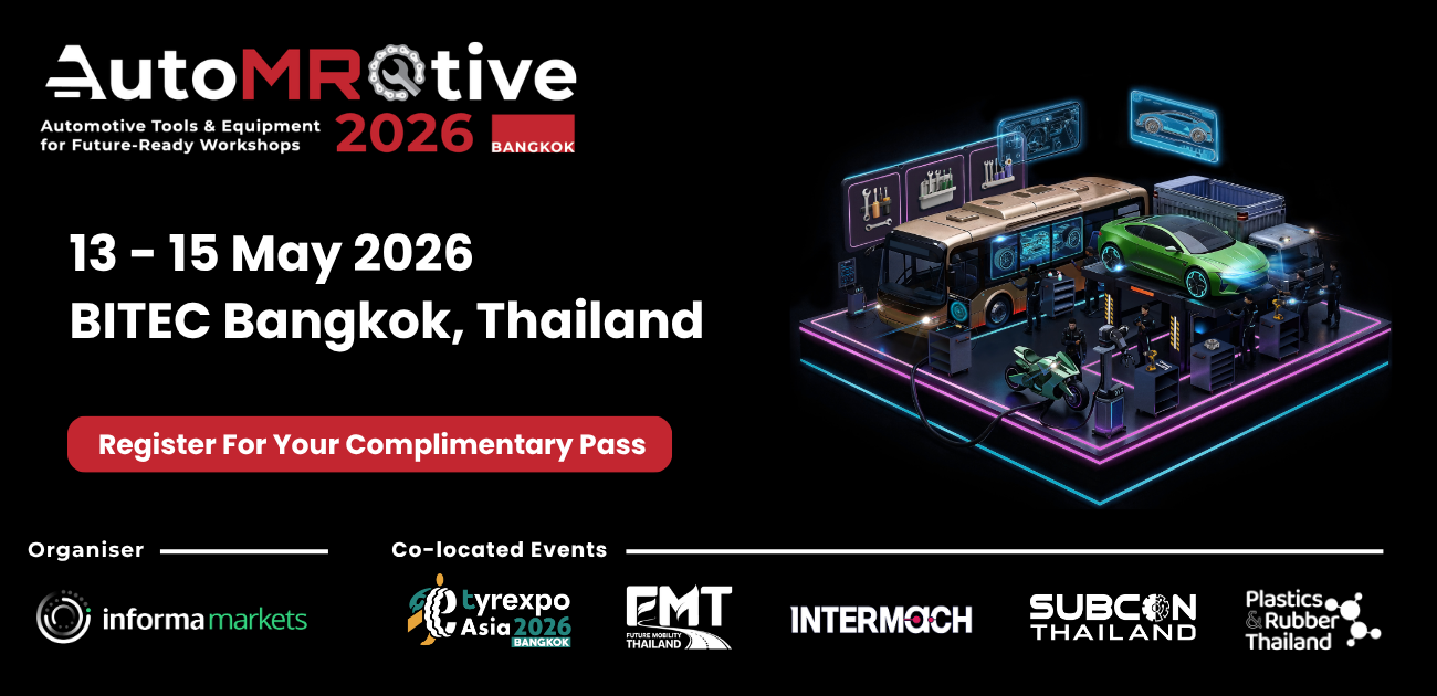 Over 7,000 Industry Professionals to Meet in Bangkok for TyreXpo Asia and AutoMROtive 2026