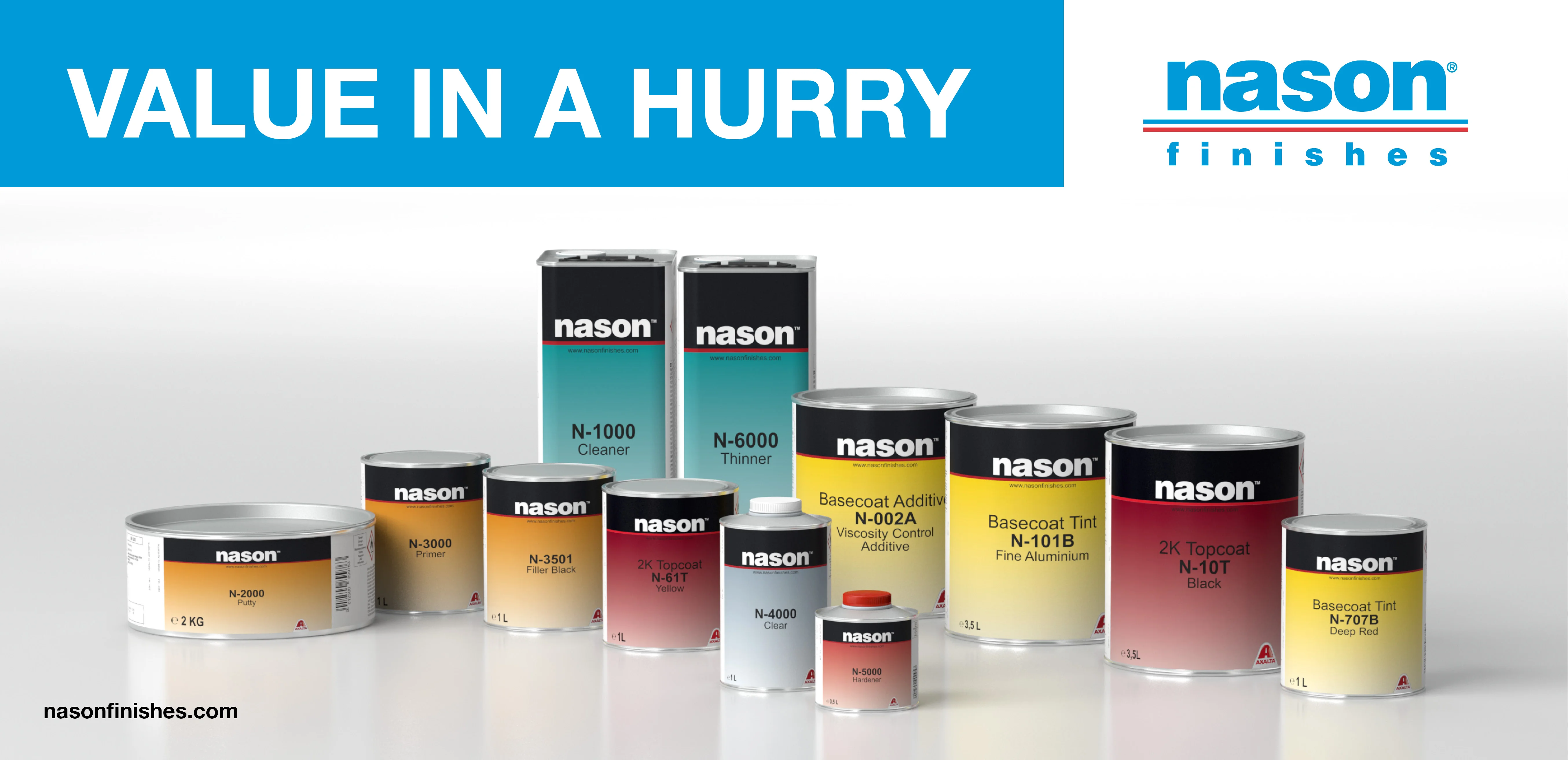 Nason Finishes - Value in a Hurry -  Click to learn more now!