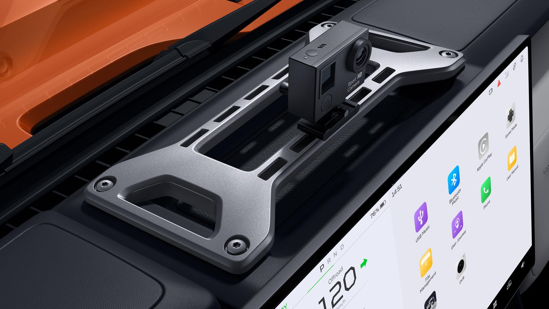 This modular setup allows the vehicle to adapt to different lifestyles and use cases.