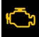 Check engine warning light