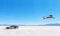 DeLorean takes to the sky: racing at the pinnacle of flying car motorsport as the DeLorean Airspeeder Team