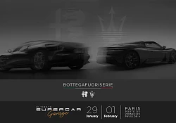 BOTTEGAFUORISERIE makes its debut at Ultimate Supercar Garage with Alfa Romeo and Maserati