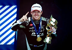 Nick Cassidy, Jaguar TCS Racing driver #37, wins Round 11 of the 2024/25 ABB FIA Formula E World Championship in Shanghai 