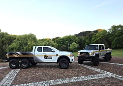 The 6x6 Toyota Land Cruiser 79 and 6x4 Ford Ranger driven!