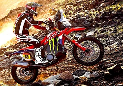 Honda strikes back on Dakar bike day 3