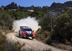 Hyundai Shell Mobis World Rally Team’s Ott Tänak and Martin Järveoja finish second overall at Rally Italia Sardegna